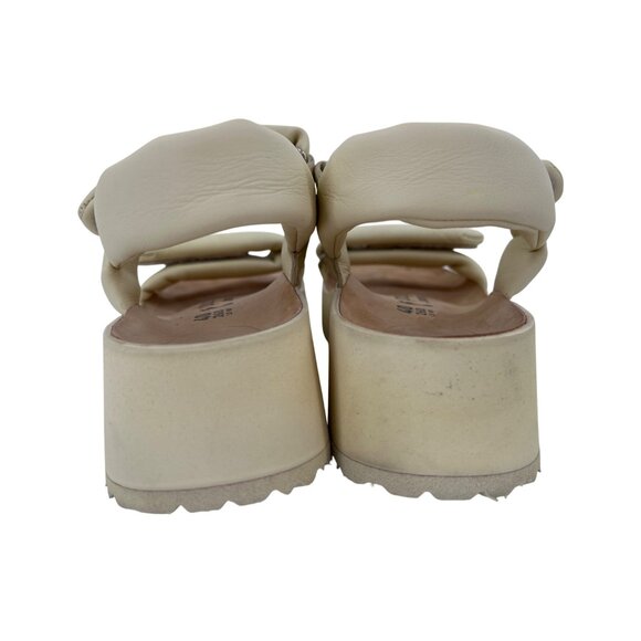 Papillio Birkenstock Womens Beige Platform Sandals Size 40 EU L9 M7 Portugal - Picture 7 of 7